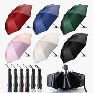 Ultraviolet Windproof Compact Umbrella
